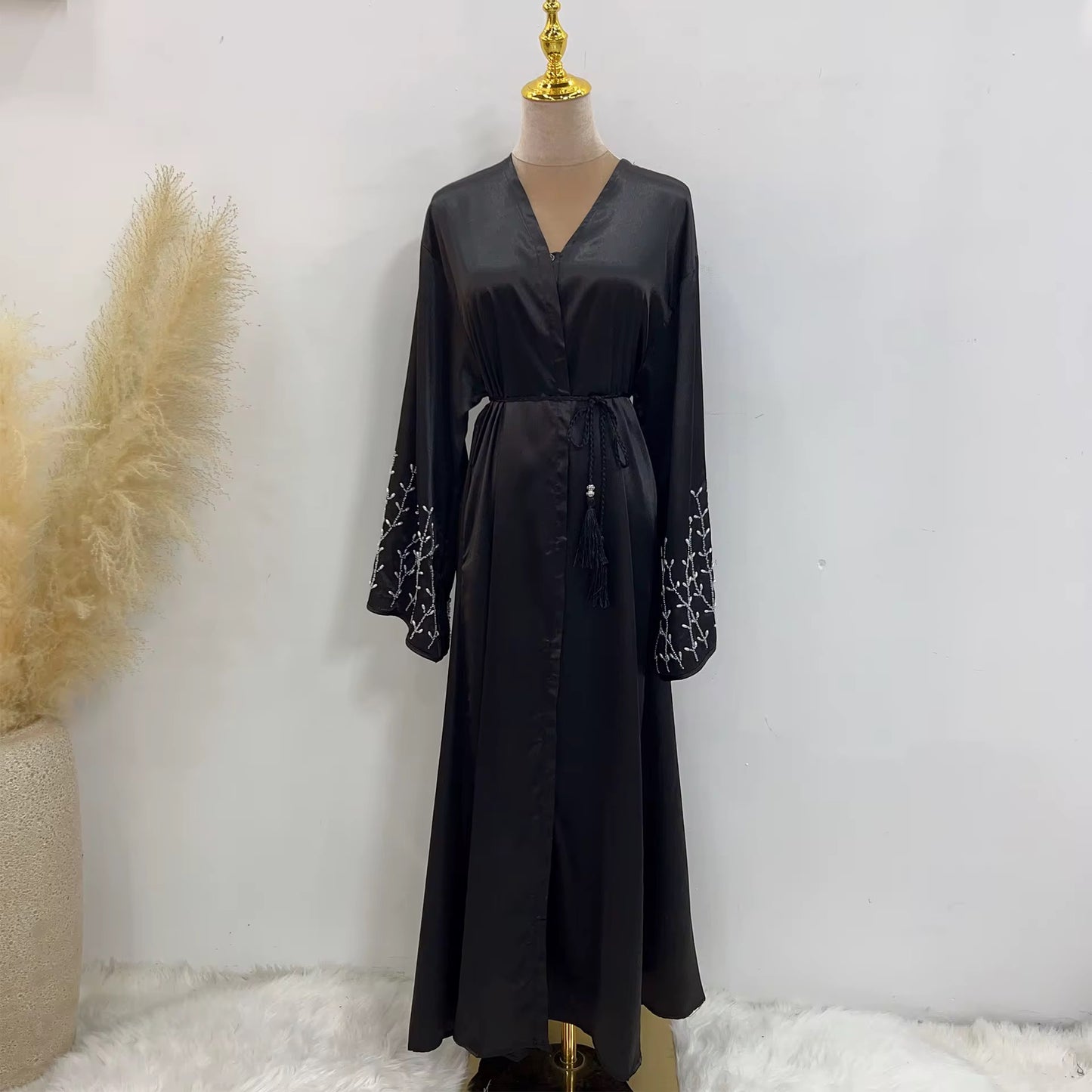 Pearl Petals Abaya