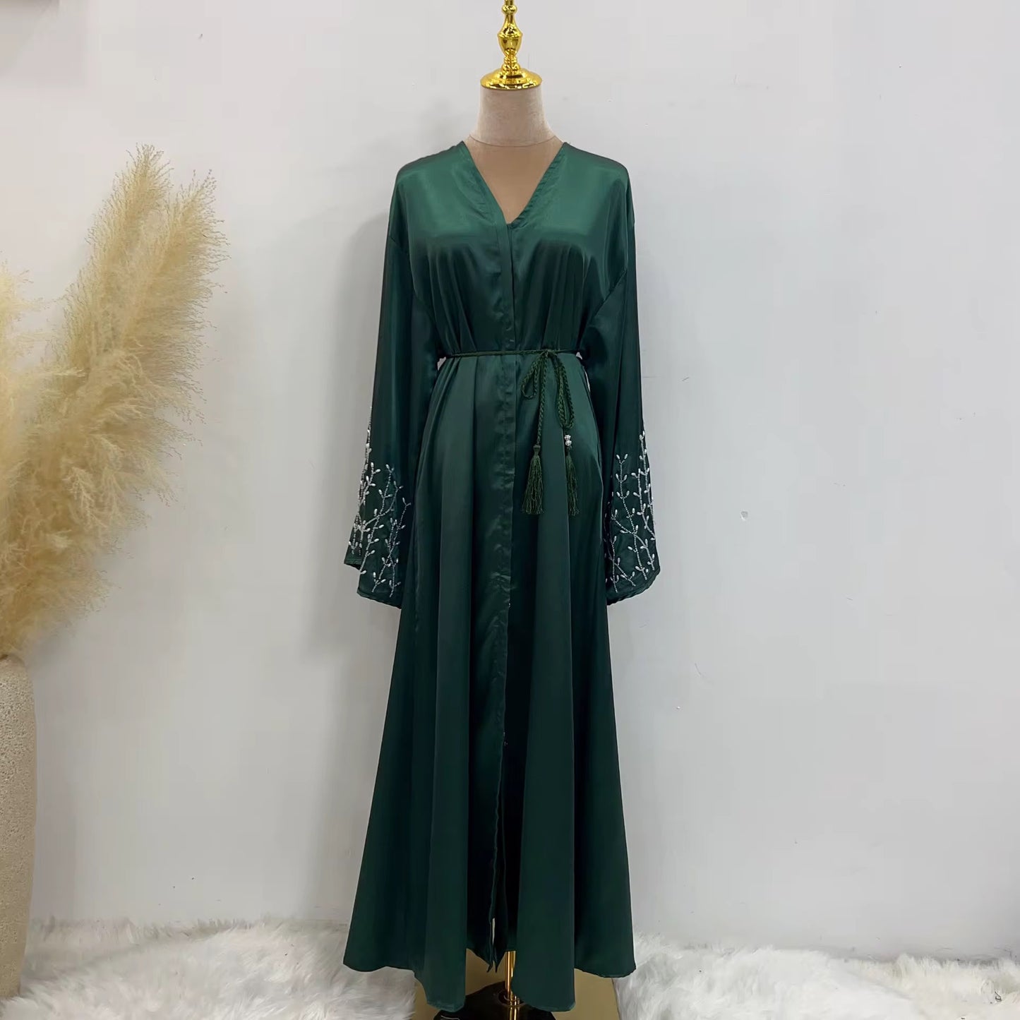 Pearl Petals Abaya